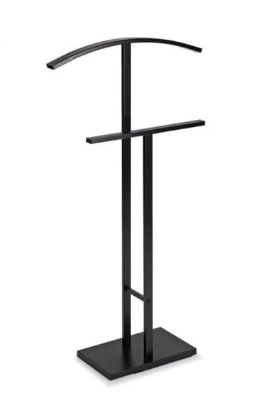 Dilsiz Uşak Metal Siyah Askılık Çeket Gömlek Kıravat Askılığı 1086-CN - 3