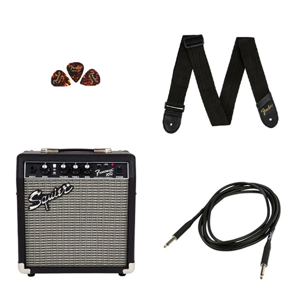 SQUİER SONİC STRATOCASTER 2 TON SUNBURST FRONTMAN 10 G AMFİ ELEKTRO GİTAR SETİ - 2