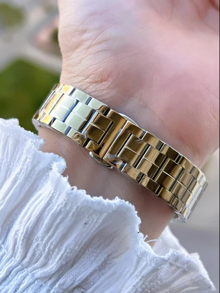 Jg.Polo Club Çelik Kasa & Kordon Kararma Ve Renk Atma Yapmaz Kadın Kol Saati+Bileklik JG04287.2 - Resim 3