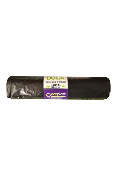 240 Litre Siyah Hantal Konteyner Çöp Torbası - 100 X 150 Cm. - 600 Gr. - 10 Adetlik 20 Rulo - 5