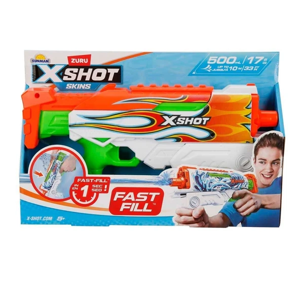 4583 X-Shot Skins Hyperload Fast Fill Su Tabancası 34 cm - 3
