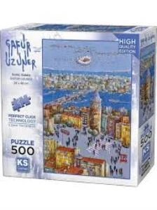 KS GAMES PUZZLE 500 PARCA ICONIC GALATA 20072 ürün görseli