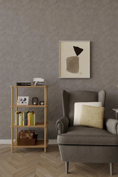 4 Katlı Ahşap Açık Raf Kitaplık – 30x50x104 cm – Çok Amaçlı Dekoratif Raf Ünitesi