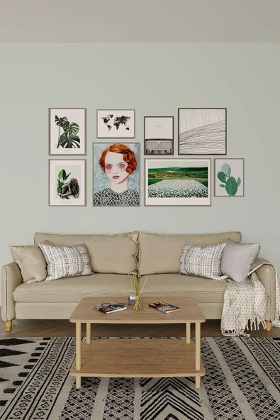 Alt Raflı Dikdörtgen Orta Sehpa  – 50x80x43 cm