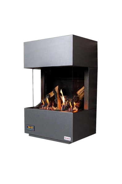 Revega Dogalgazlı Uzaktan Kumandalı Hermetik Şömine