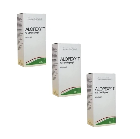 Alopexy T %5 Deri Spreyi 60 ML 3 Adet