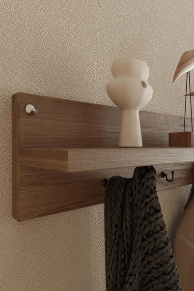 Modern Duvar Askılık, Hol Askılık, Duvar Askılık, Portmanto, Vestiyer 100cm - 4