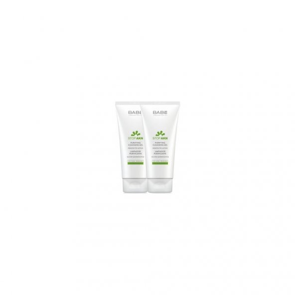 Babe Stop Akn Purıfying Cleansing Gel - Arındırıcı Temizleme Jeli 200 Ml 2Li PAKET (SKT:01/2026)