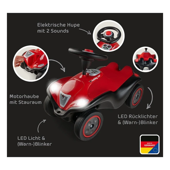 800056238 BIG BOBBY CAR NEXT 2 0 RED - Resim 3