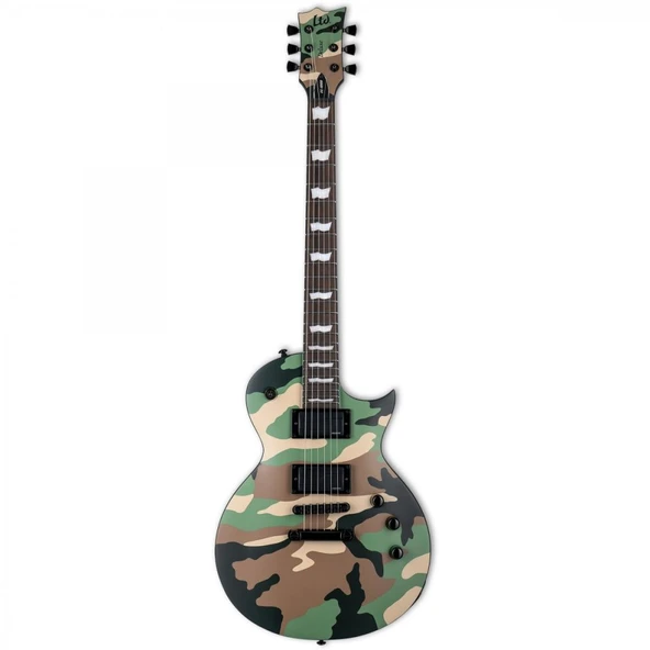 ESP LTD EC-1000 Woodland Camo Satin Elektro Gitar