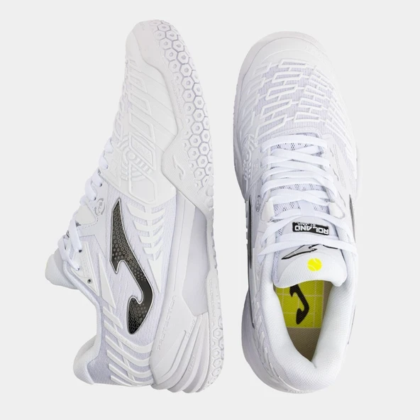 Joma Roland Erkek Beyaz Toprak & Sert Kort Tenis Ayakkabısı TROLS2502AC - Resim 4