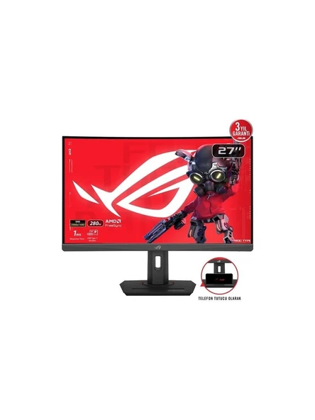 Asus ROG Strix XG27WCMS 27" 1 ms 2K Curved 280 Hz Oyuncu Monitörü