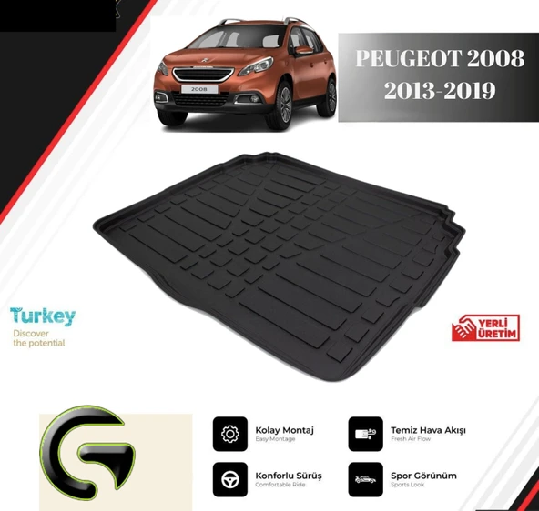BAGAJ HAVUZU PEUGEOT 2008 2013-2019