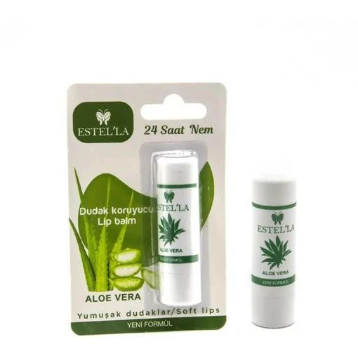 Estella Aloe Vera Özlü Dudak Koruyucu (Altılı Paket)