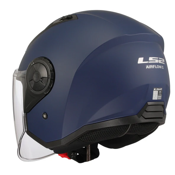 LS2 AIRFLOW 2 MAT NAVY MAVİ AÇIK MOTOR KASKI - 3