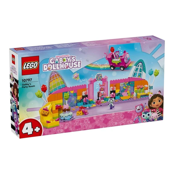 10797 Lego Gabby s Dollhouse Gabby'nin Parti Odası 252 parça +4 yaş