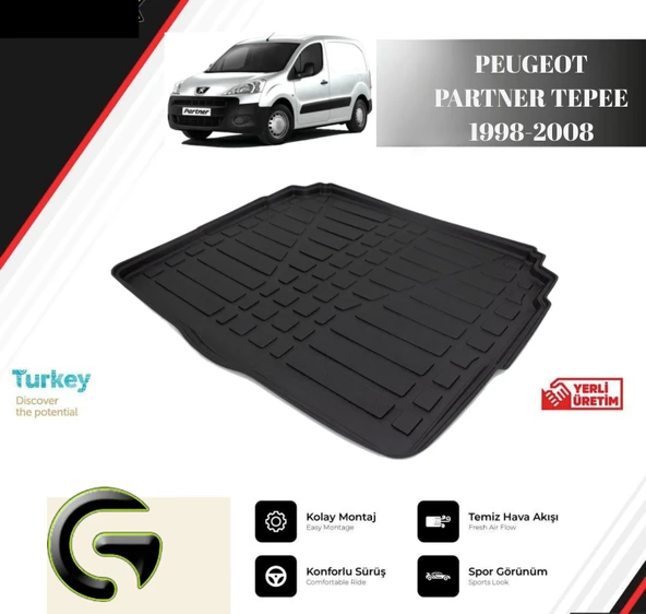 BAGAJ HAVUZU PEUGEOT PARTNER TEPEE 1998-2008