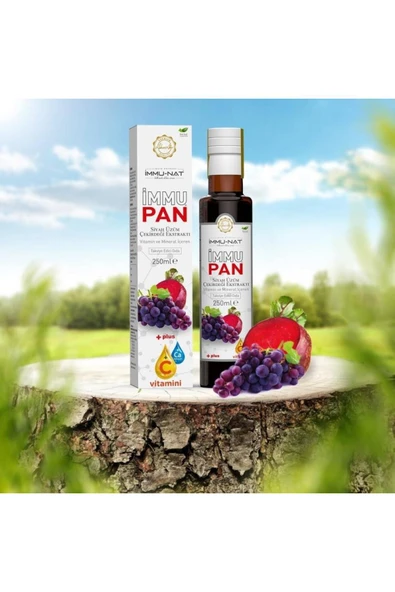 İmmu-Nat İmmunat İMMU PAN Siyah Üzüm Çekirdeği Ekstraktı 250ml
