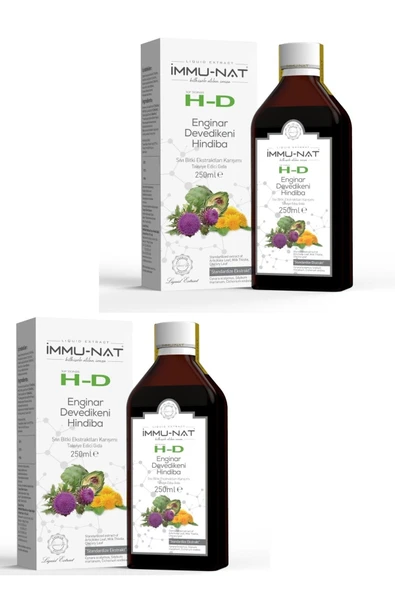 İmmu-Nat Immunat Xp Tonis H-d Enginar Deve Dikeni Hindiba Sıvı Ekstraktı 250ml X 2 Adet