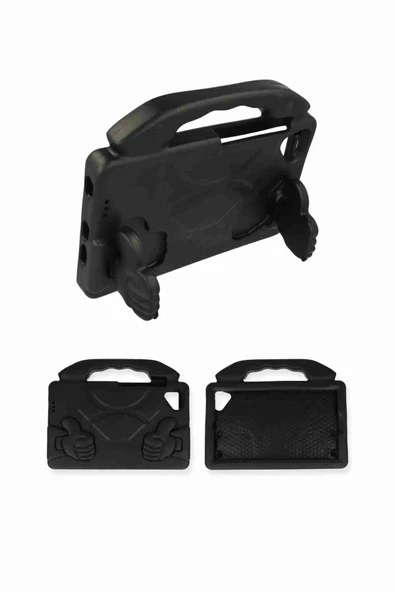 Galaxy Tab A Uyumlu T510 10.1 inç Eğlenceli Standlı Yumuşak Like Tablet Kılıfı - Resim 4