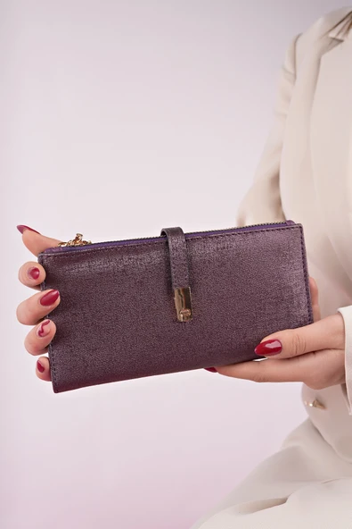 Muggo PERFECT Telefon ve Bozuk Para Bölmeli Zarf Model Kadın Cüzdan - 9