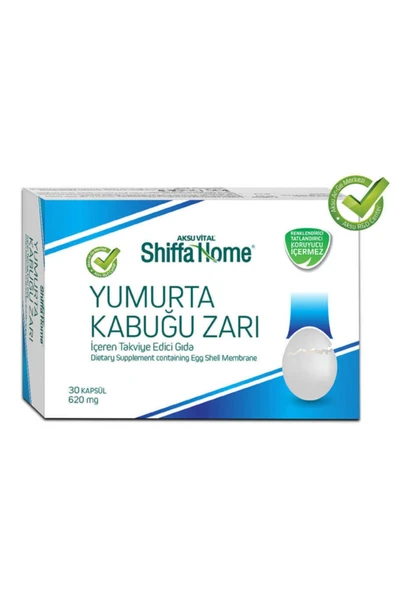 Aksu Vital Yumurta Kabuğu Zarı, Gıda Takviyesi 30 Kapsül