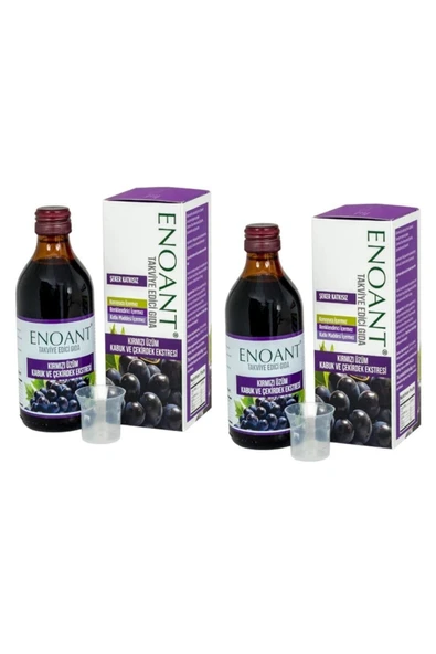 Enoant Siyah Üzüm Ekstraktı 250ml X 2 Adet
