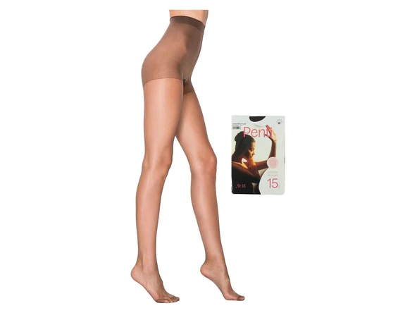 PENTİ 44/XL KESTANE FİT 15 KÜLOTLU BAYAN ÇORAP