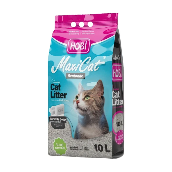 Hobi Maxi Cat Marsilya Sabunu Kokulu Kedi Kumu 10 L