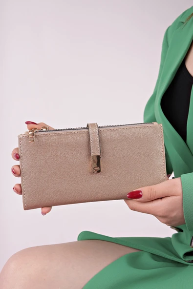 Muggo PERFECT Telefon ve Bozuk Para Bölmeli Zarf Model Kadın Cüzdan