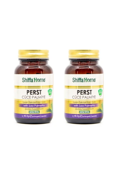 Shiffa Home 2 Kutu Aksu Vital Saw Palmetto Perst Cüce Palmiye 2 X 60 Kapsül