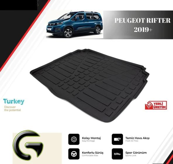 BAGAJ HAVUZU PEUGEOT RIFTER 2019+
