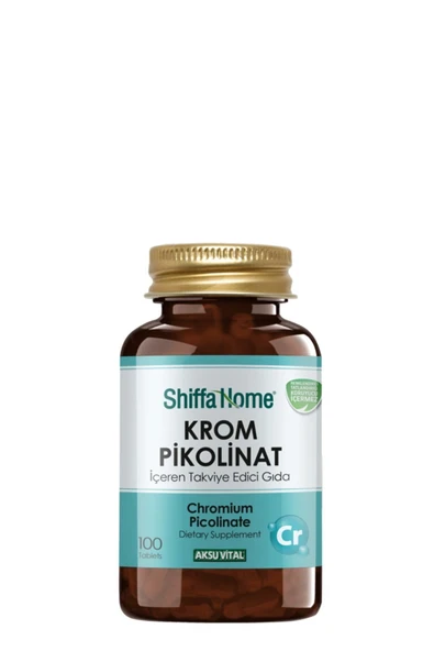 Shiffa Home Krom Pikolinat Diyet Takviyesi 100 Tablet