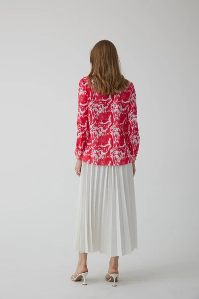 KREP PLİSELİ ETEK - 7