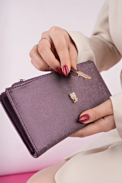 Muggo PERFECT Telefon ve Bozuk Para Bölmeli Zarf Model Kadın Cüzdan - 12