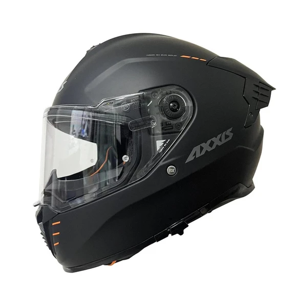 AXXIS HAWK EVO SV KAPALI KASK MAT SİYAH - 1