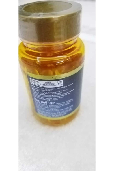 Aksu Vital D3 Vitamin 500 Mg X 60 Soft Jel - 2