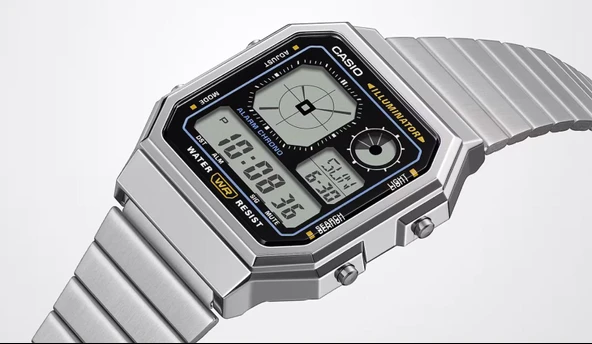 Casio A130WE-7ADF Unisex Kol Saati - 2