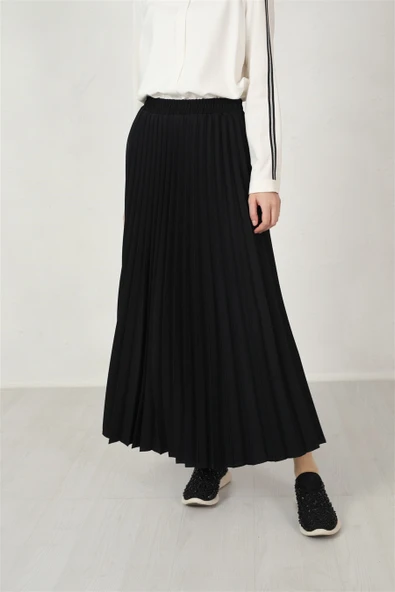 KREP PLİSELİ ETEK - 4