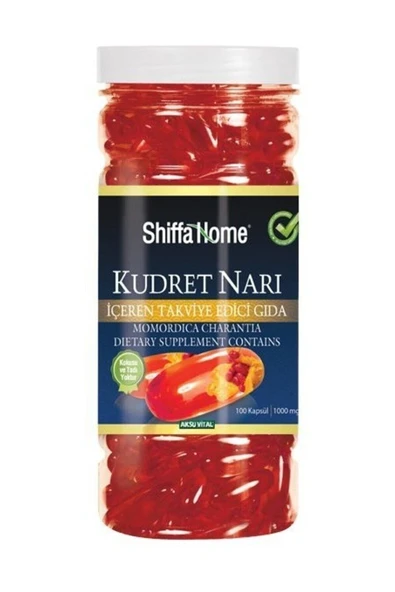 Shiffa Home Zeytinyağlı Kudret Narı Softjel 100 Kapsül 1000 mg