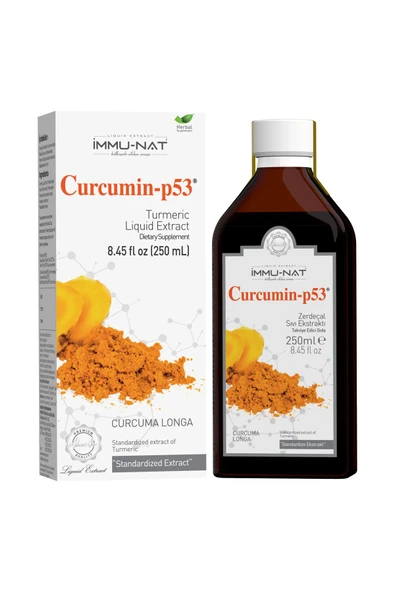 İmmu-Nat Immunat Curcumin-p53 Zerdeçal Ekstresi 250 Ml