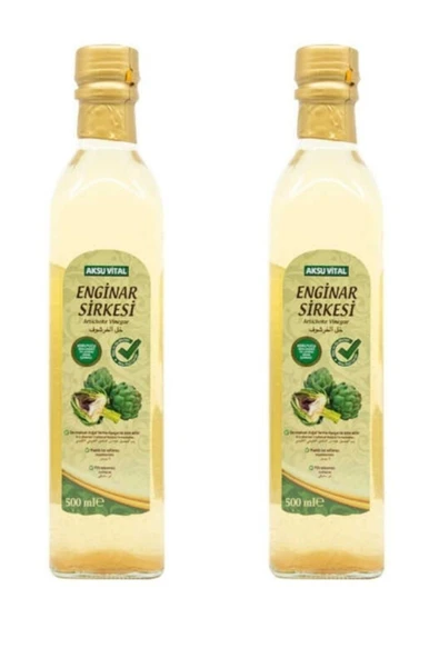 Aksu Vital Enginar Sirkesi 500 Ml X 2 Adet