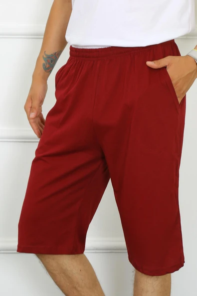 Erkek Cepli Pamuk Lakost Kapri Bordo 27554 - Resim 3