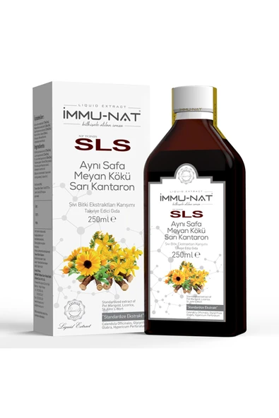 İmmu-Nat Sls Xp Tonis Aynısafa,meyan,sarı Kantaron Ekstrat 250 Ml