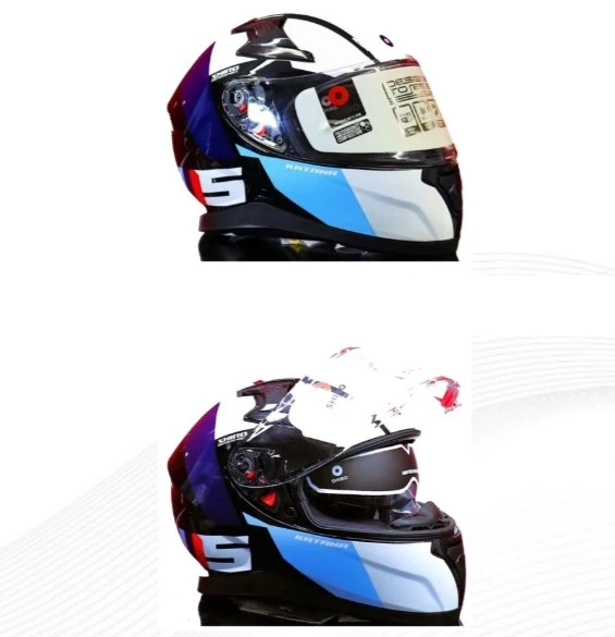 SHIRO KASK 100208 FULLFAEC KATANA SMSPORT _XL SUNVIZOR