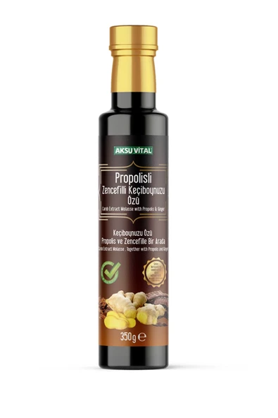 Aksu Vital Propolisli Zencefilli Keçiboynuzu Özü 350 gr Propolis Zencefil Içeren Keçi Boynuzu Özü - 2