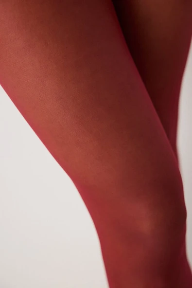 PENTİ KIRMIZI  KÜLOTLU ÇORAP - Resim 4