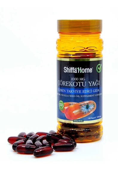 Shiffa Home 3 Adet Soguk Pres Çörekotu Yağı 1000 mg 100 Softgel - 2