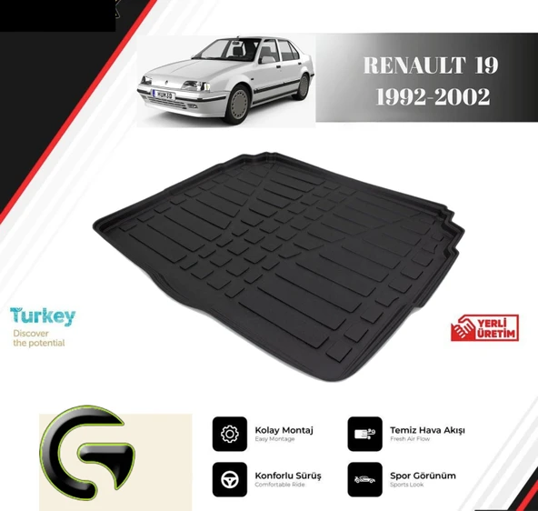 BAGAJ HAVUZU RENAULT 19 1992-2002