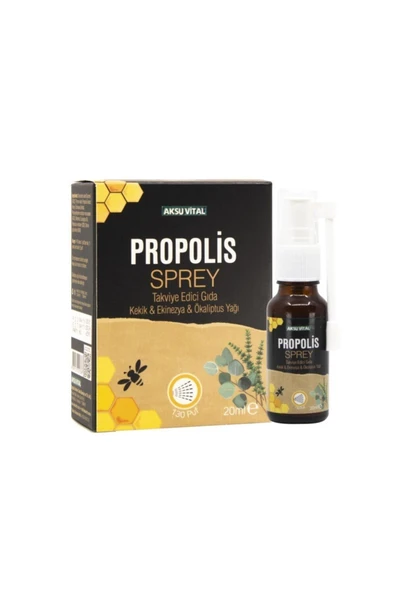 Shiffa Home Propolisli Boğaz Spreyi 20 ml Kekik Ekinezya Okaliptus Ilaveli
